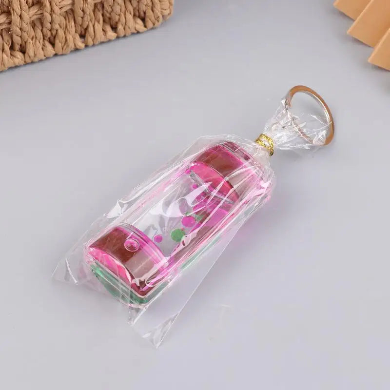 Porte-Clés Sablier Liquide