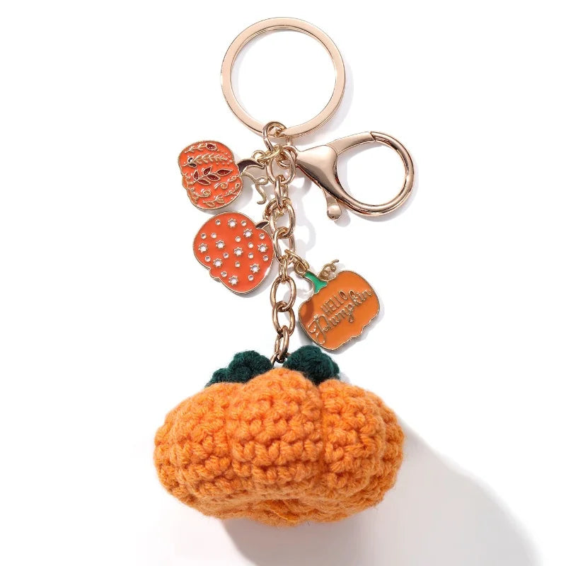 Porte-Clés Citrouille Mignon